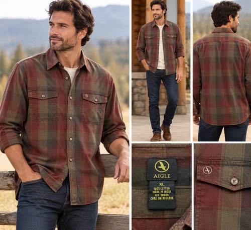 Aigle men plaid - aigle, shirt